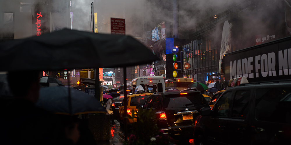 Rain in New York