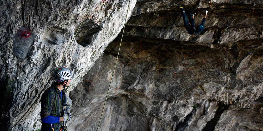 Andrea Tocchini, SFT, and Nasser Samar, Petzl