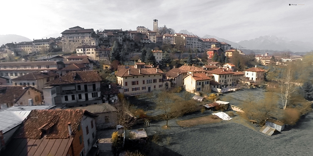 Feltre aerial view