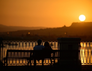 Sunset in Sicily